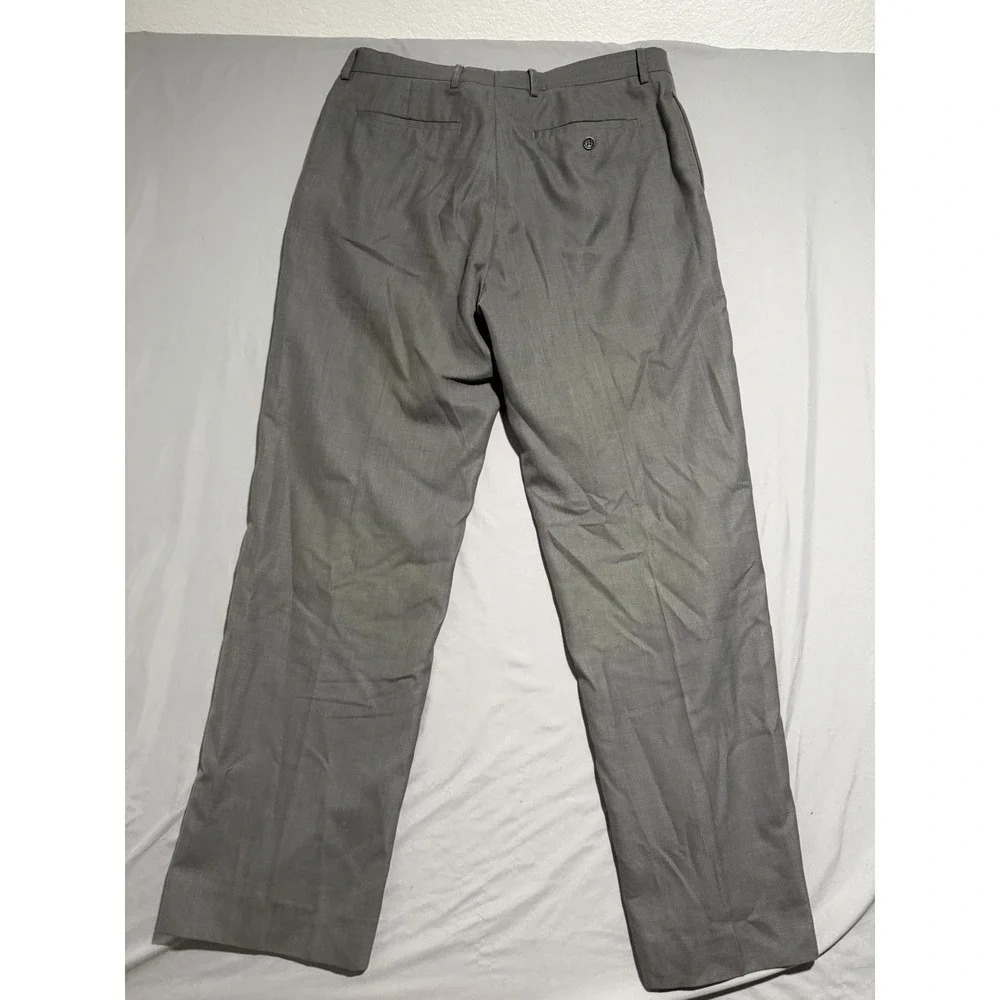 banana republic modern fit grey dress pants, zip fly, men's 31x31